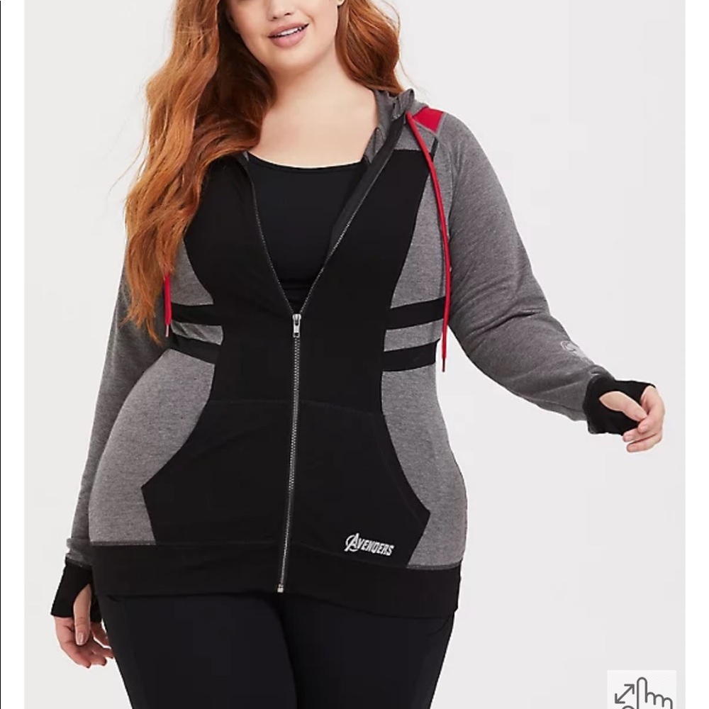 Torrid Her Universe Endgame Active Hoodie 1X EUC